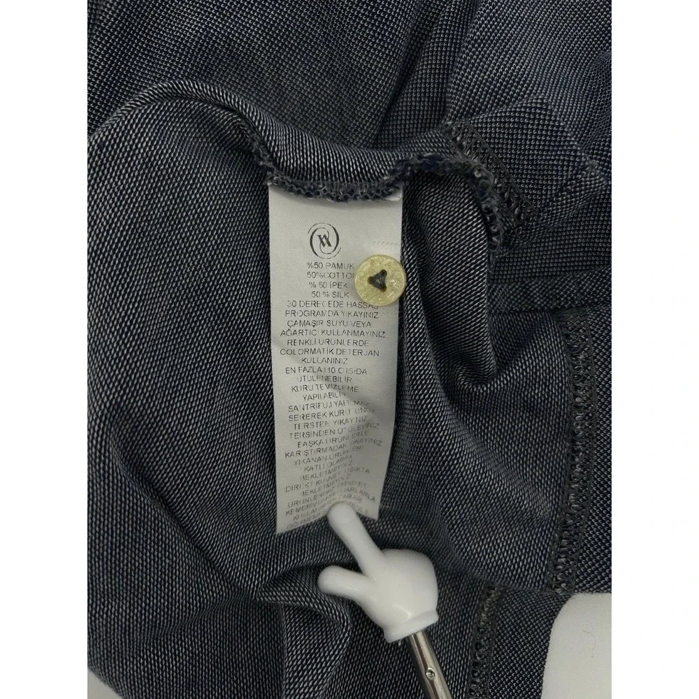 Vakko Polo Shirt Mens Golf Charcoal Short‎ Sleeve Size XL